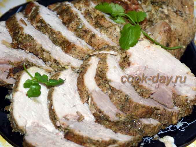 Буженина из свинины в фольге в духовке - 7 вкусных рецептов с пошаговыми фото