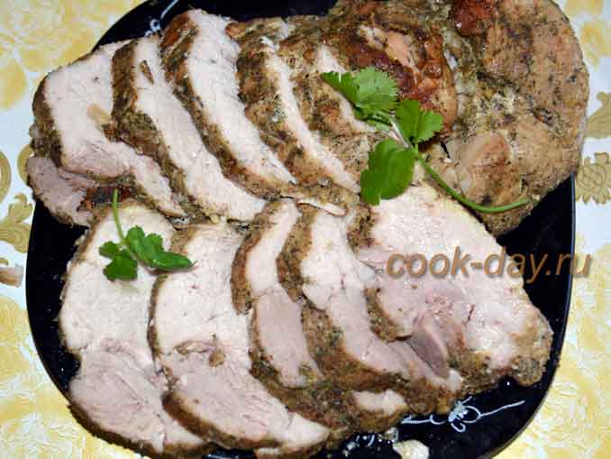 Мясная нарезка - как приготовить буженину из свинины в домашних условиях