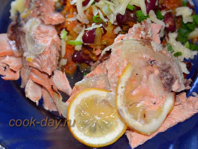 Вкусная, сочная мягкая ароматная рыба кета - рецепт приготовления