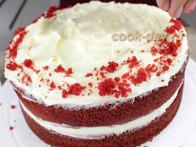 Торт «Красный бархат» - лучшая домашняя выпечка на праздничный стол